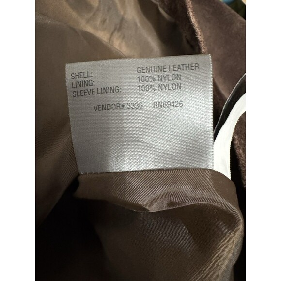 Wilson Leather VTG Brown Suede Shacket Jacket Women’s XL - Picture 4 of 5